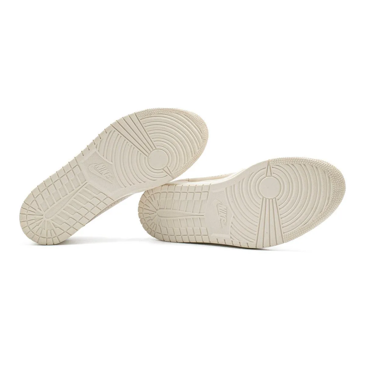 Air Jordan 1 Retro Slip Low-Top Sneakers Leather Beige Colour For Women