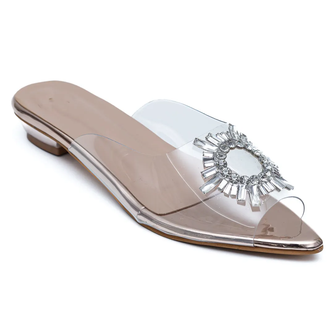 Amina Broach Flats - Rose Gold