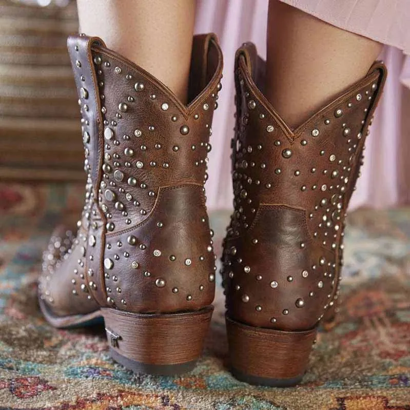 Ankle boots Women's Cowgirl Western Boots