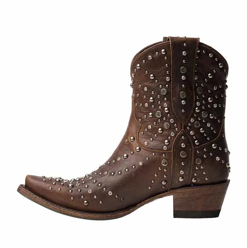 Ankle boots Women's Cowgirl Western Boots