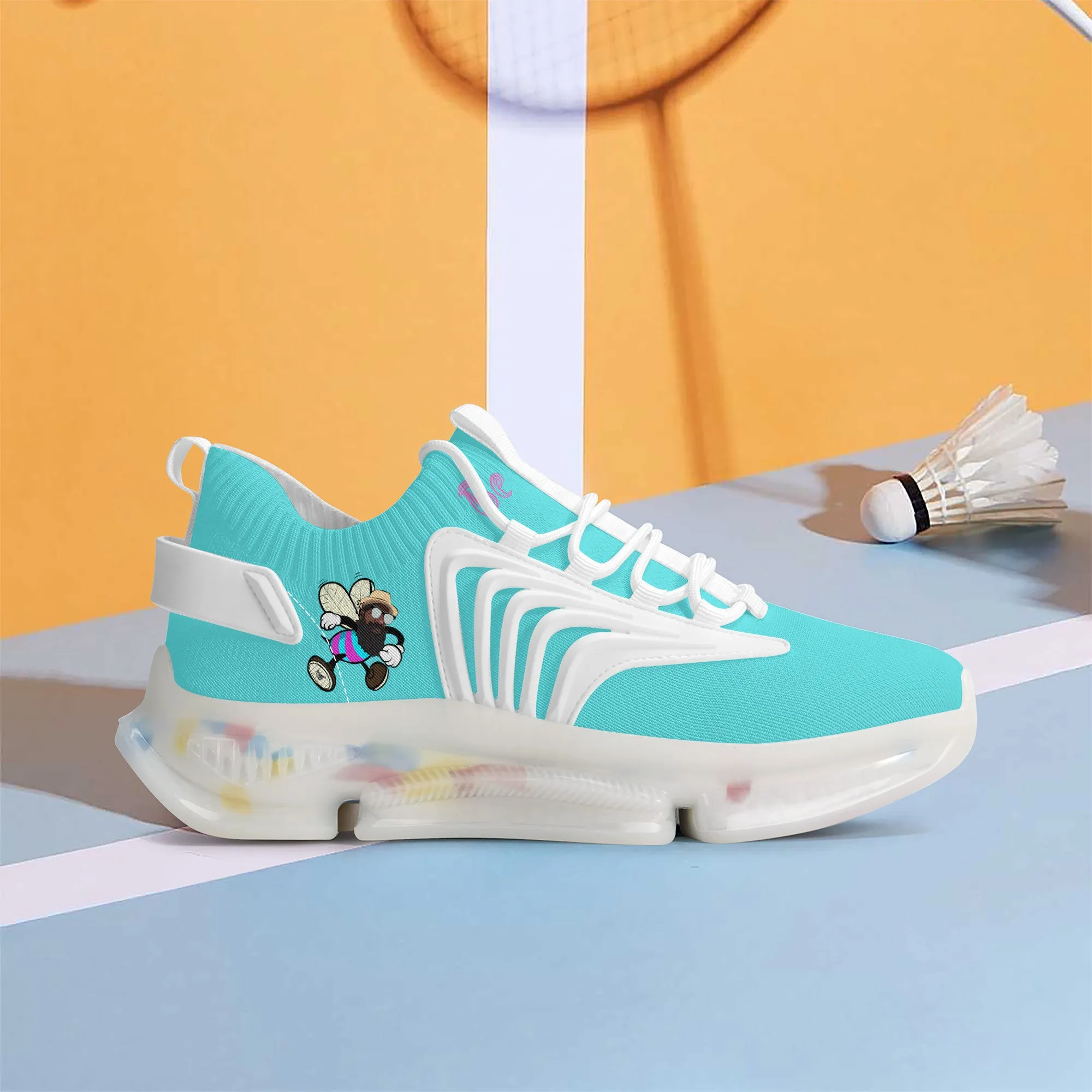 Be Who Bee! Air Max React Sneakers - White