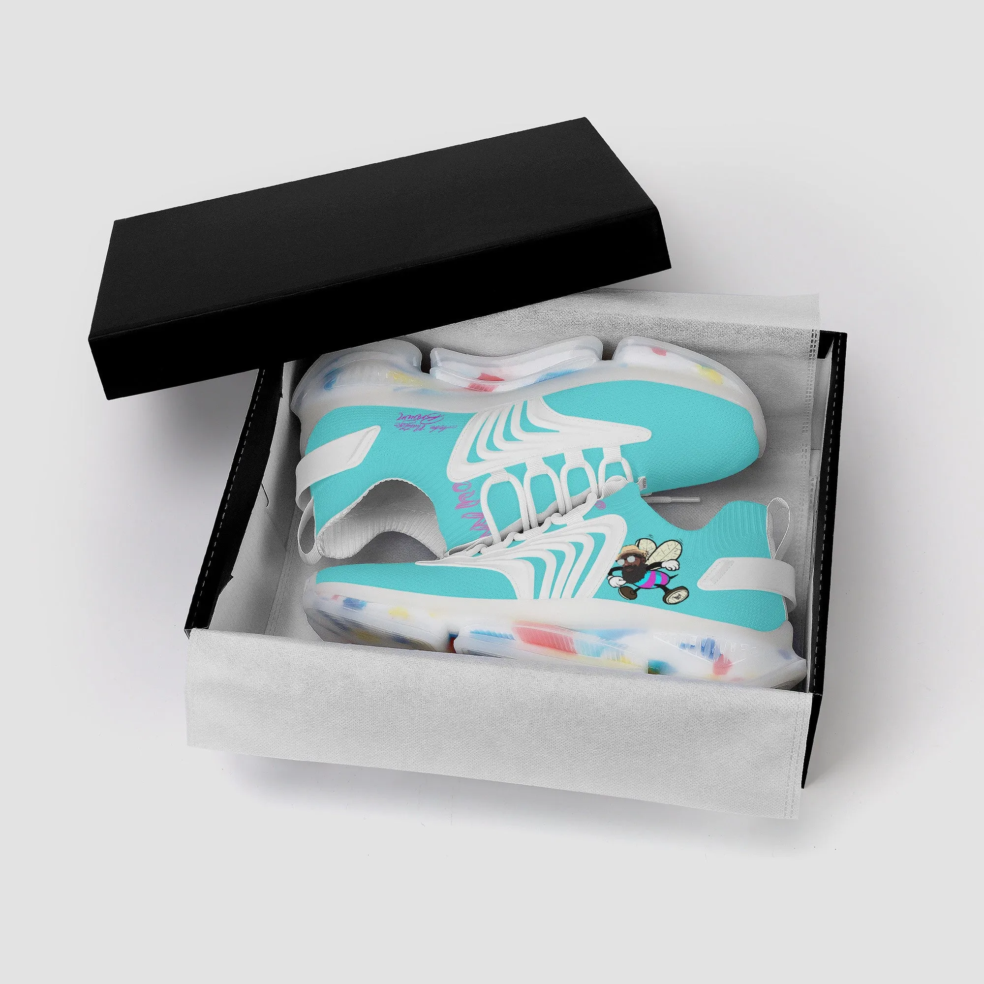 Be Who Bee! Air Max React Sneakers - White