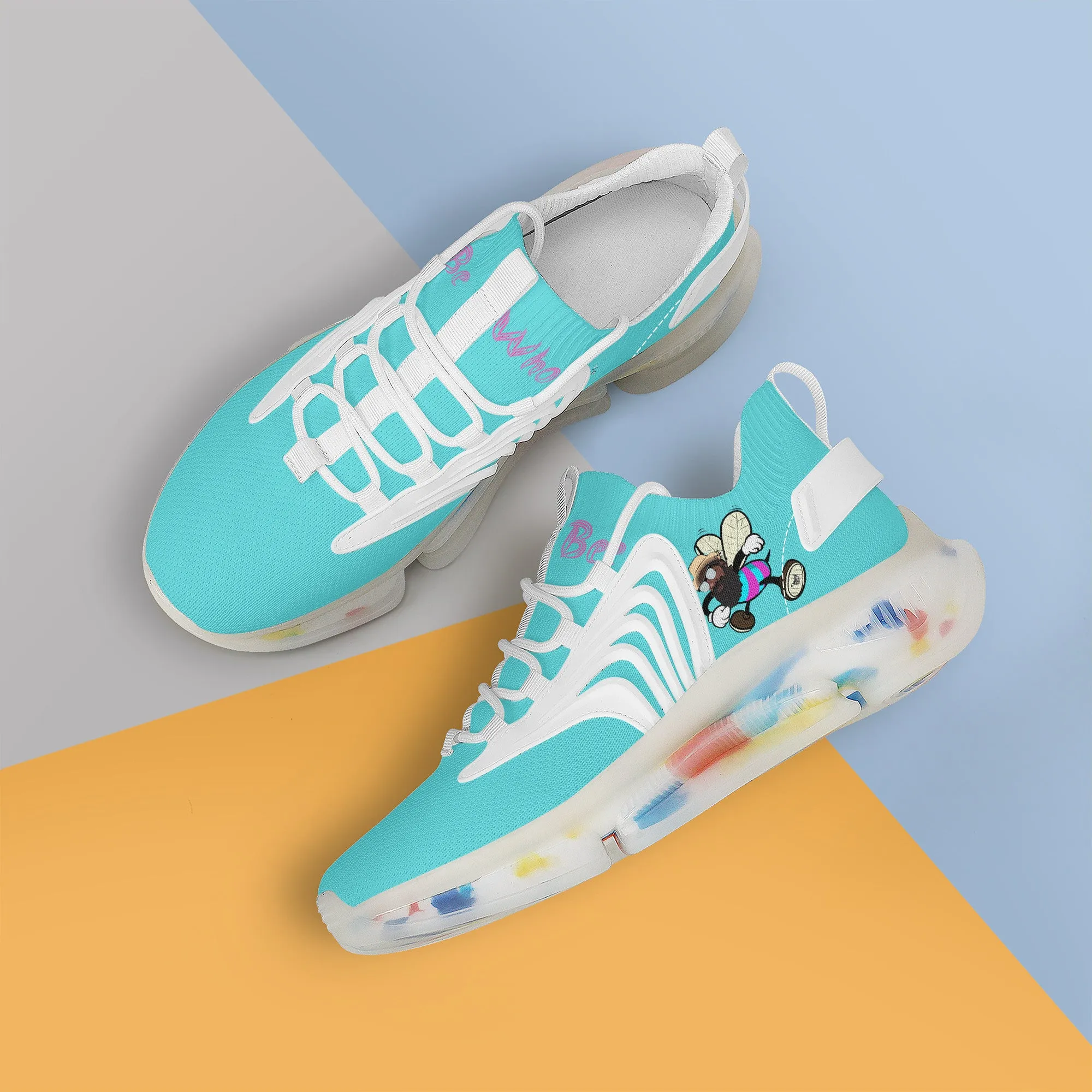 Be Who Bee! Air Max React Sneakers - White