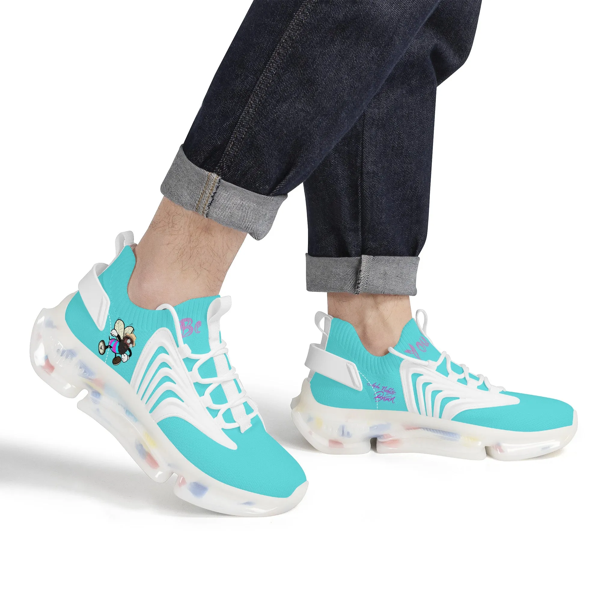 Be Who Bee! Air Max React Sneakers - White