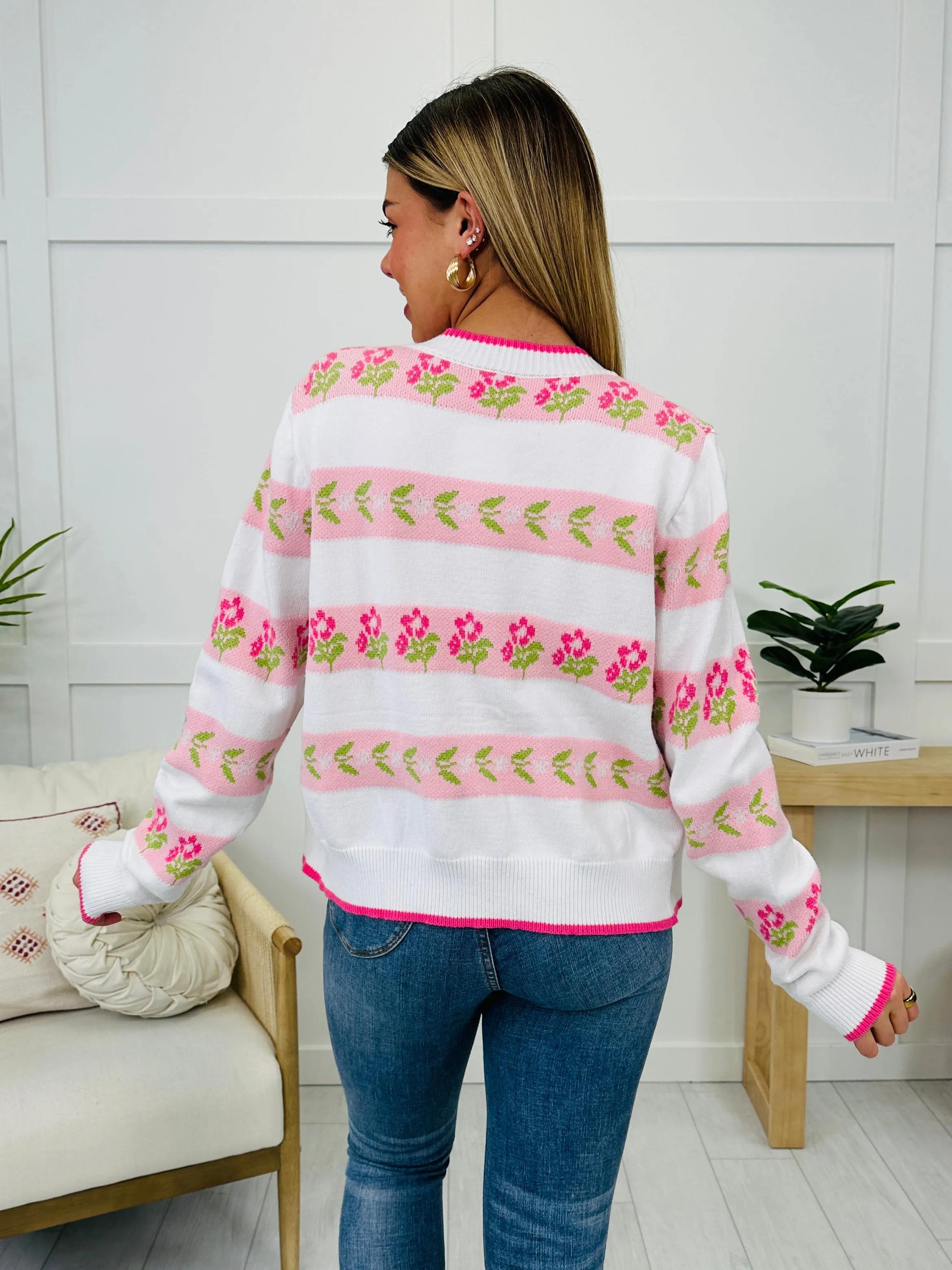 Blushing Blooms Cardigan