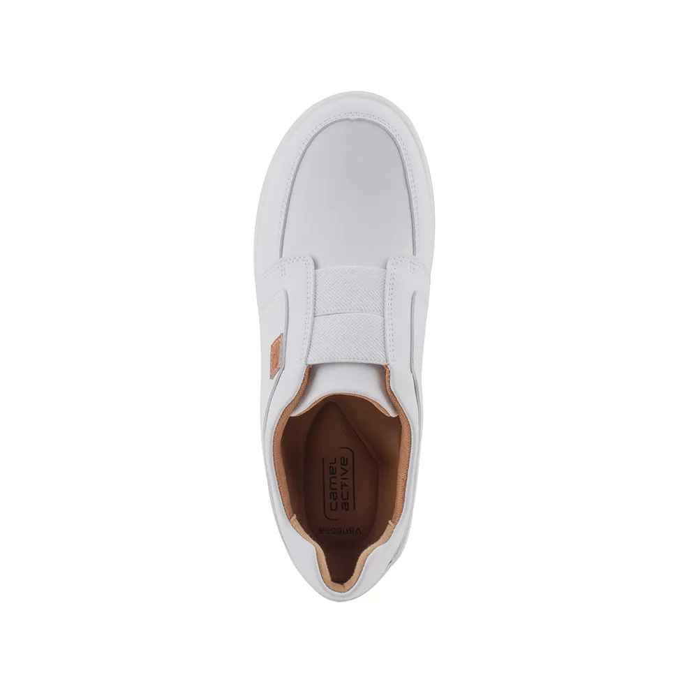 camel active Women Vanessa Sneakers Shoes - 762204-DZ01SV-0-WHITE