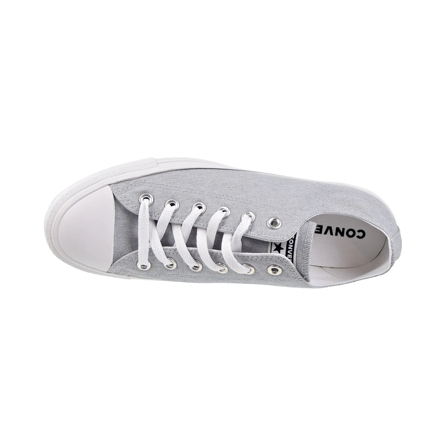 Converse Chuck Taylor All Star OX Little Kids Shoes Wolf Grey/White