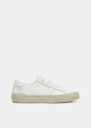 D.A.T.E Hill Low Used Effect Sneaker - White