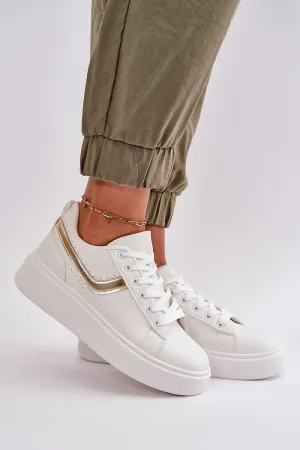 Fashionable eco leather sneakers