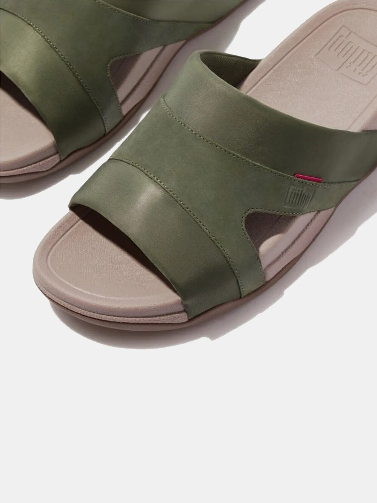 Fitflop Freeway III Men's Leather-Mix Slides
