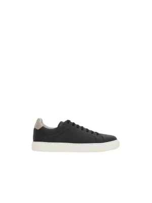 Grainy Leather Sneakers