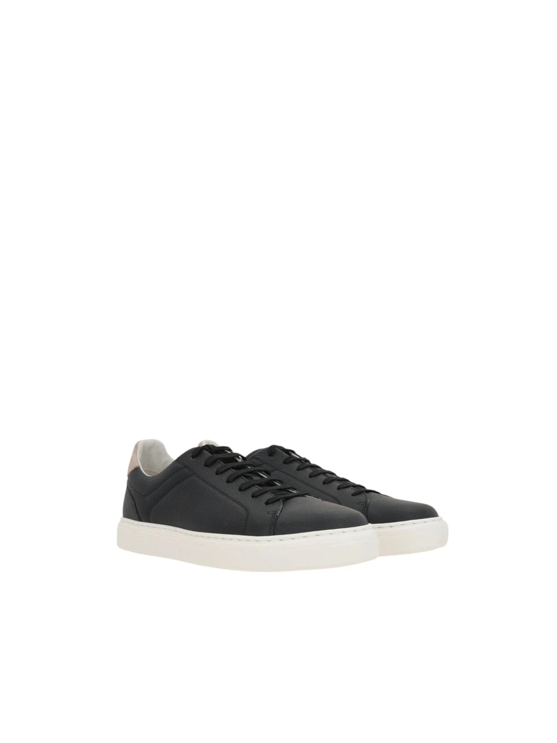 Grainy Leather Sneakers