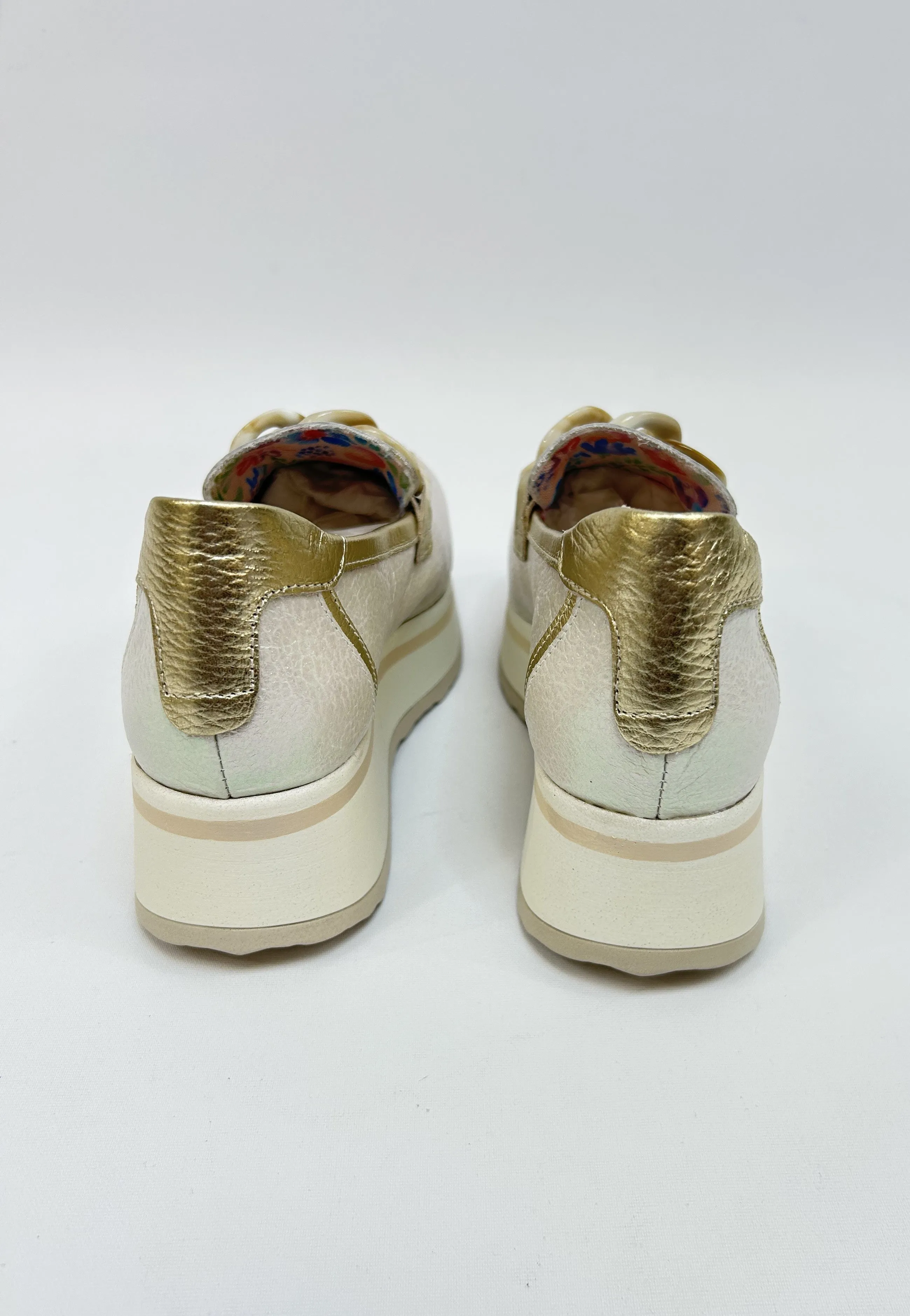 JOSE SAENZ Iridescent Buckle Loafers