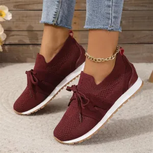 Lausiuoe Slip On Sneakers Women Arch Support Breathable Mesh Walking Shoes Fashion Comfort Running Tennis Gym Workout Shoes
