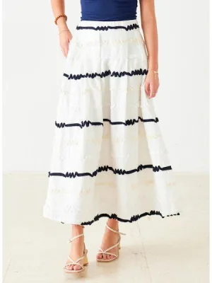 MERSEA - LUNA MIDI RIBBON SKIRT
