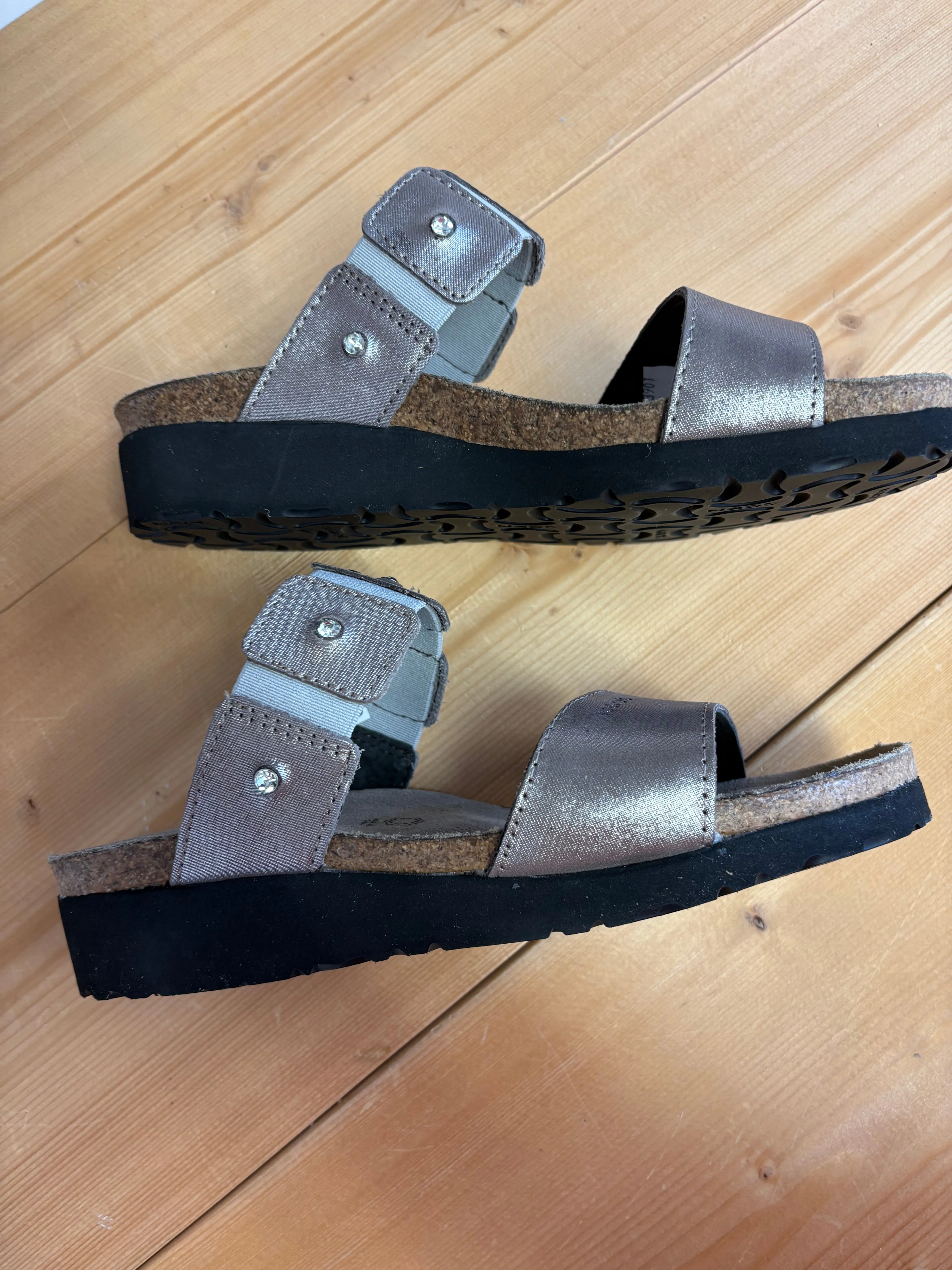 Naot Leather Sandal: Ashley Champagne