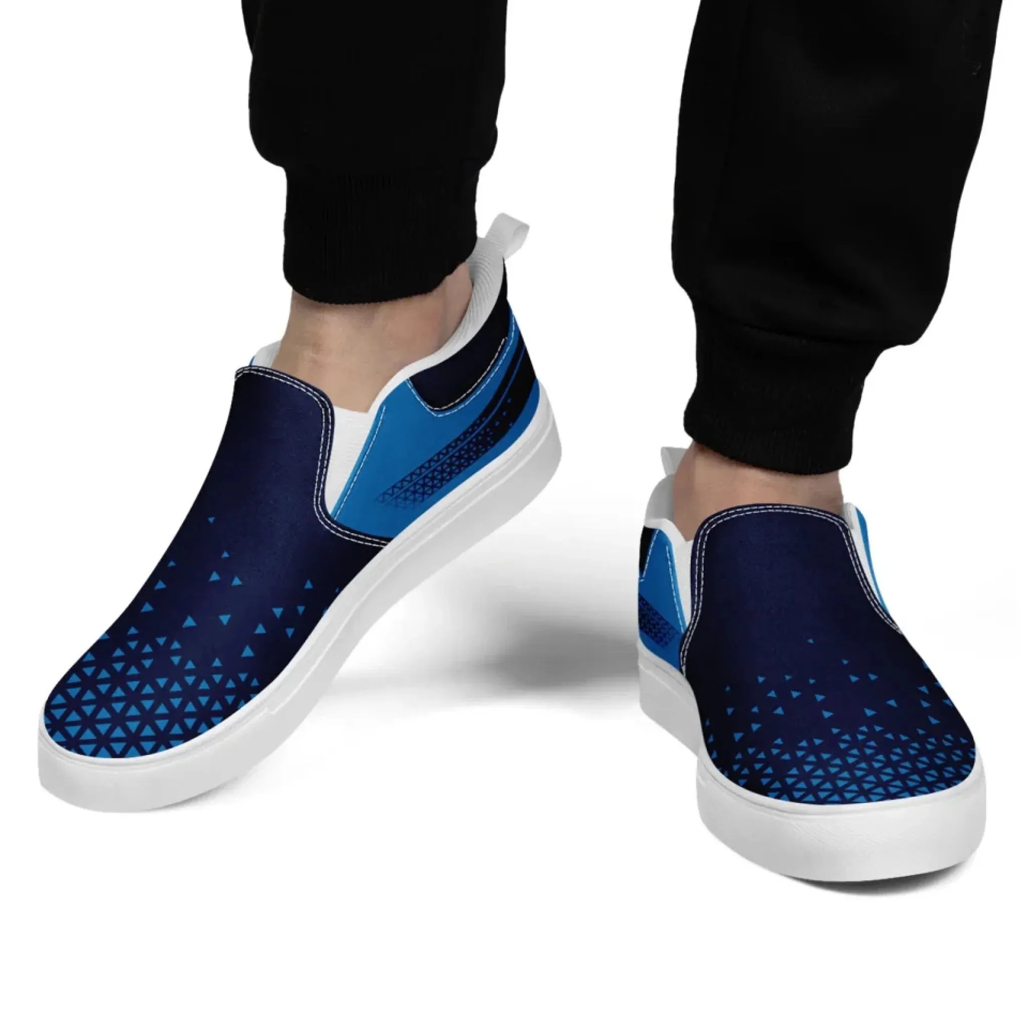 Personalized Event Fashion Sneakers, Custom Stylish and Comfortable Slip On Shoes, Company Gift