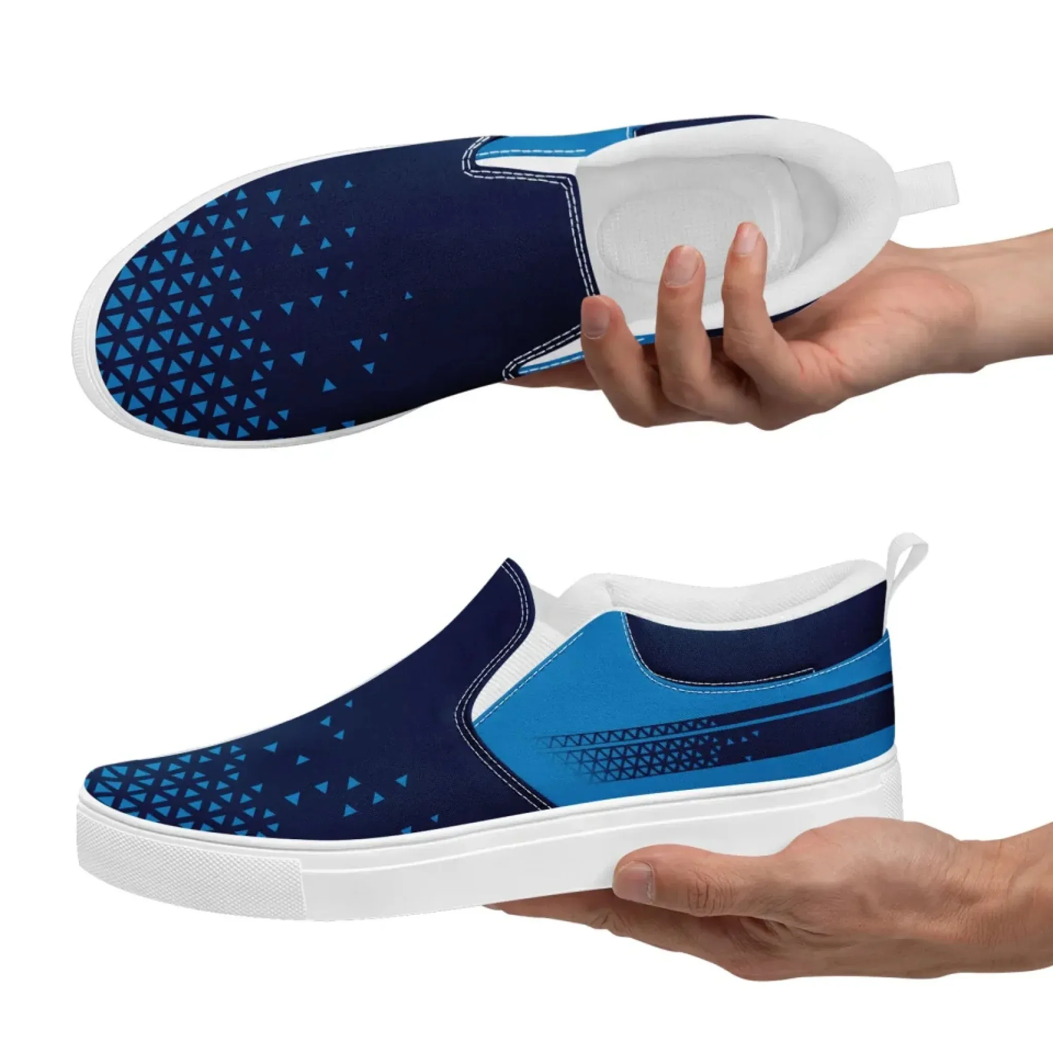 Personalized Event Fashion Sneakers, Custom Stylish and Comfortable Slip On Shoes, Company Gift
