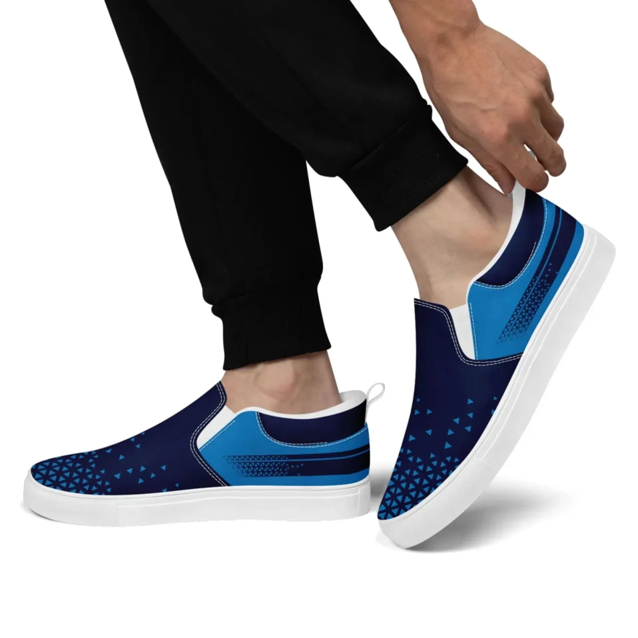 Personalized Event Fashion Sneakers, Custom Stylish and Comfortable Slip On Shoes, Company Gift