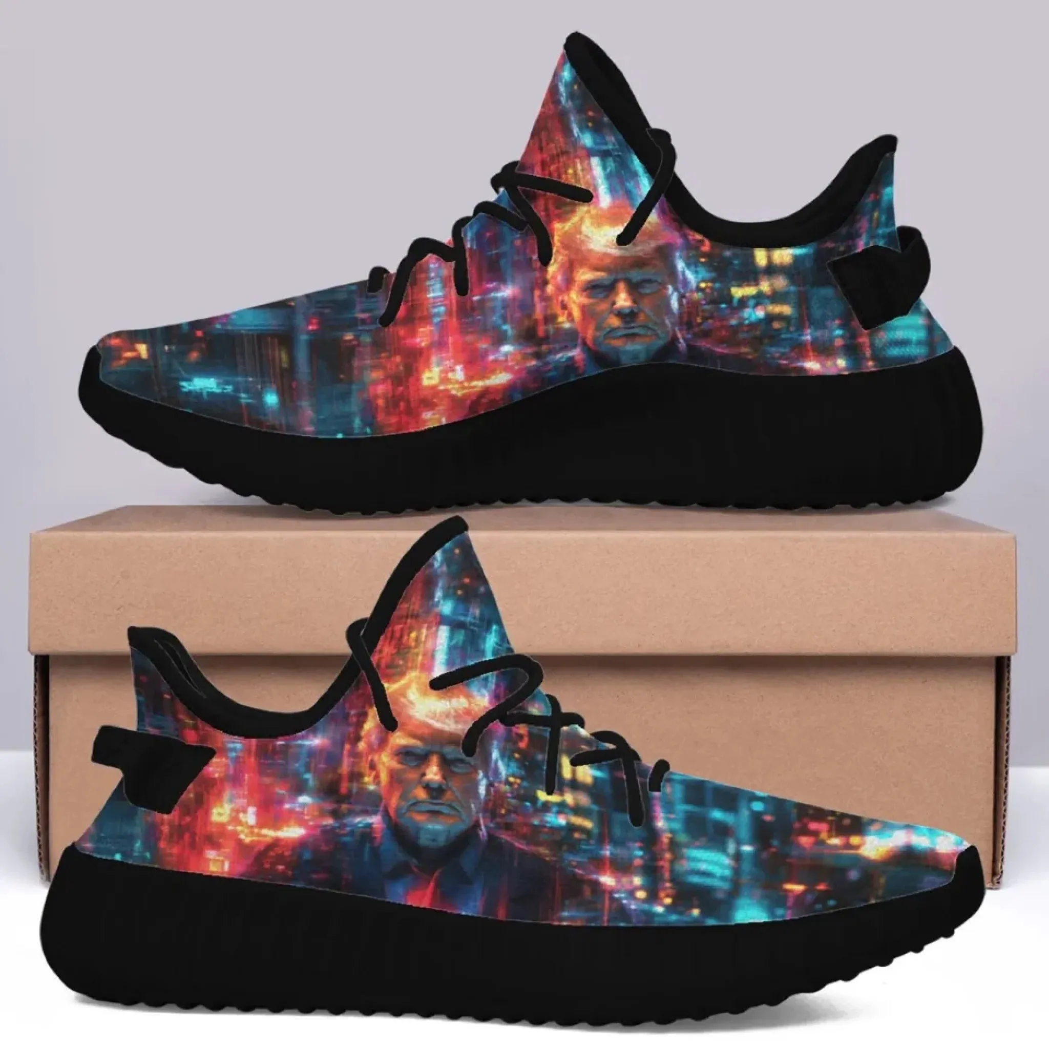 Personalized Trump Sneakers, Custom Breathable Yeeze Shoes, Pride Unisex Shoes