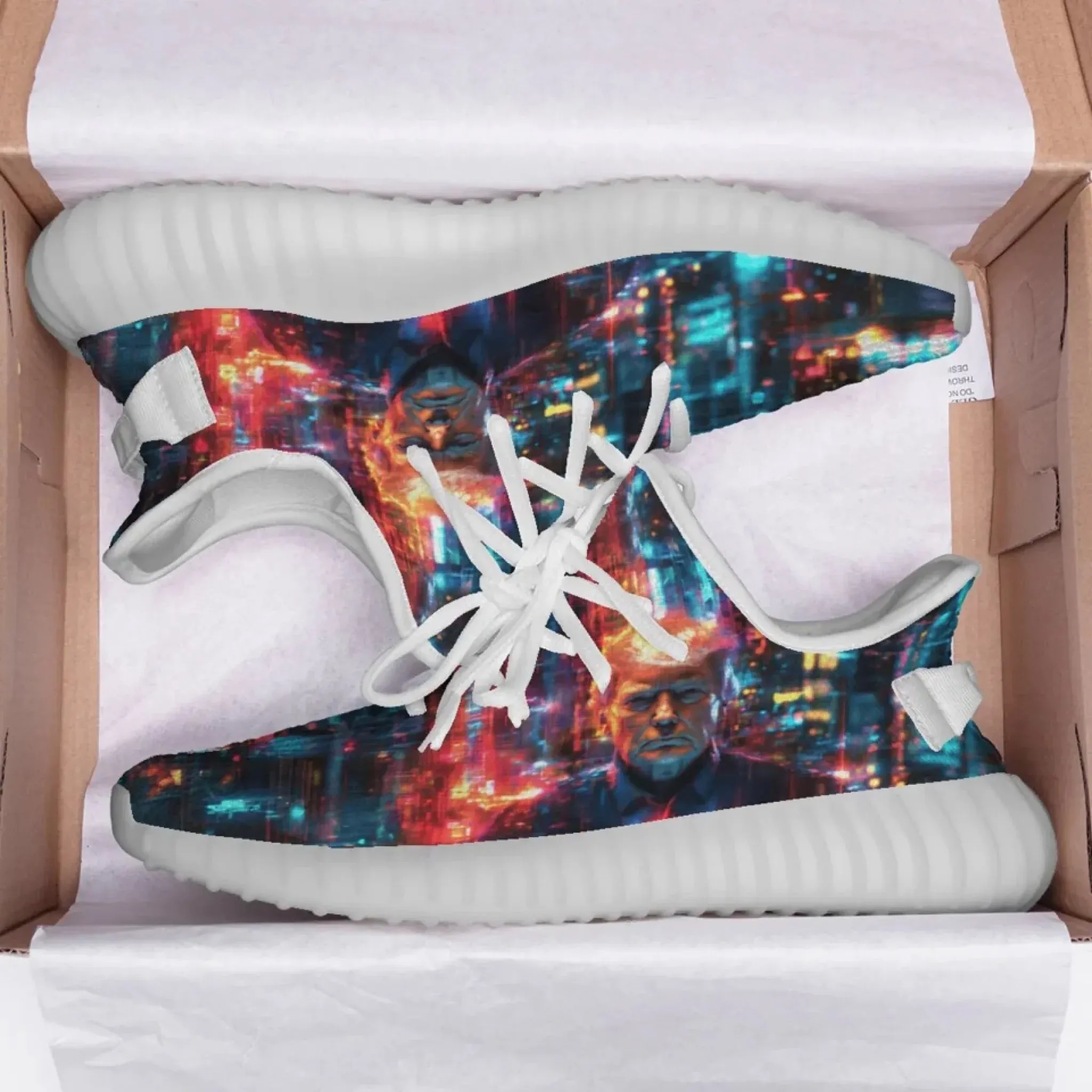 Personalized Trump Sneakers, Custom Breathable Yeeze Shoes, Pride Unisex Shoes