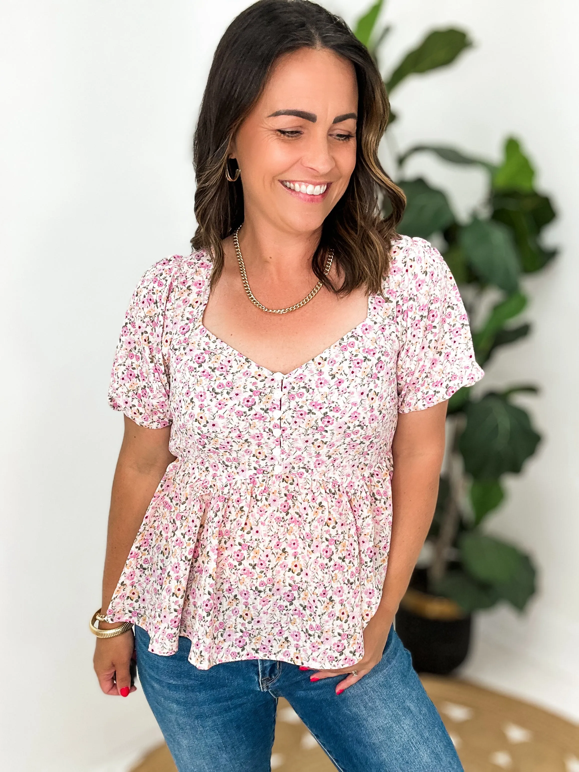 Pink Sweetheart Top