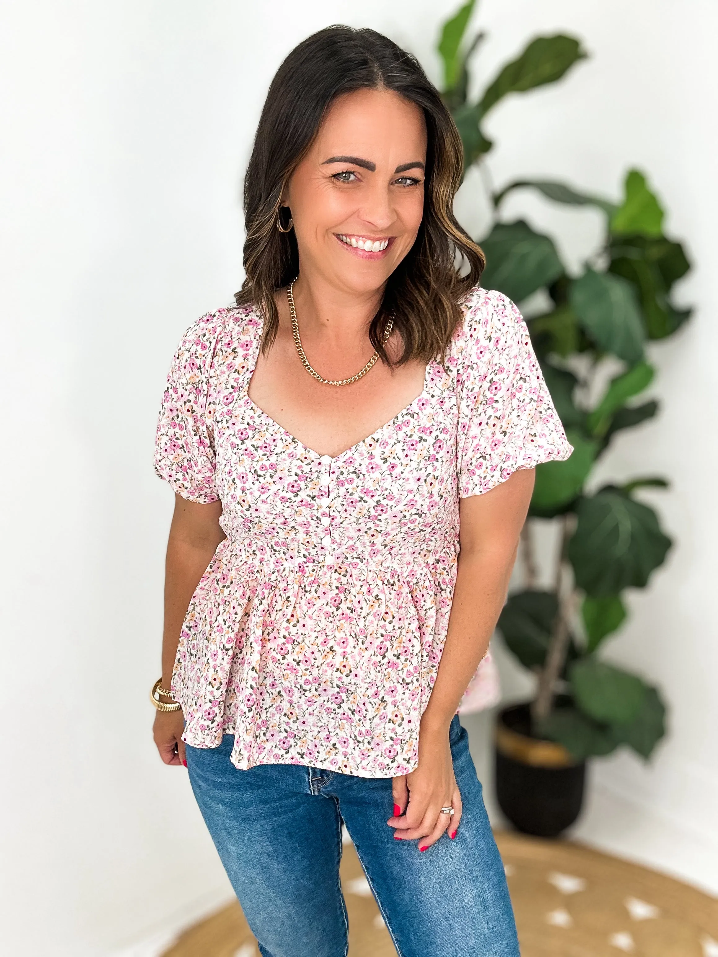 Pink Sweetheart Top