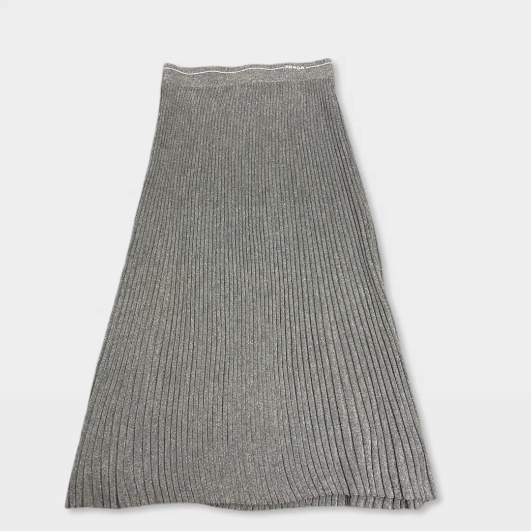 Prada glitter grey Skirt