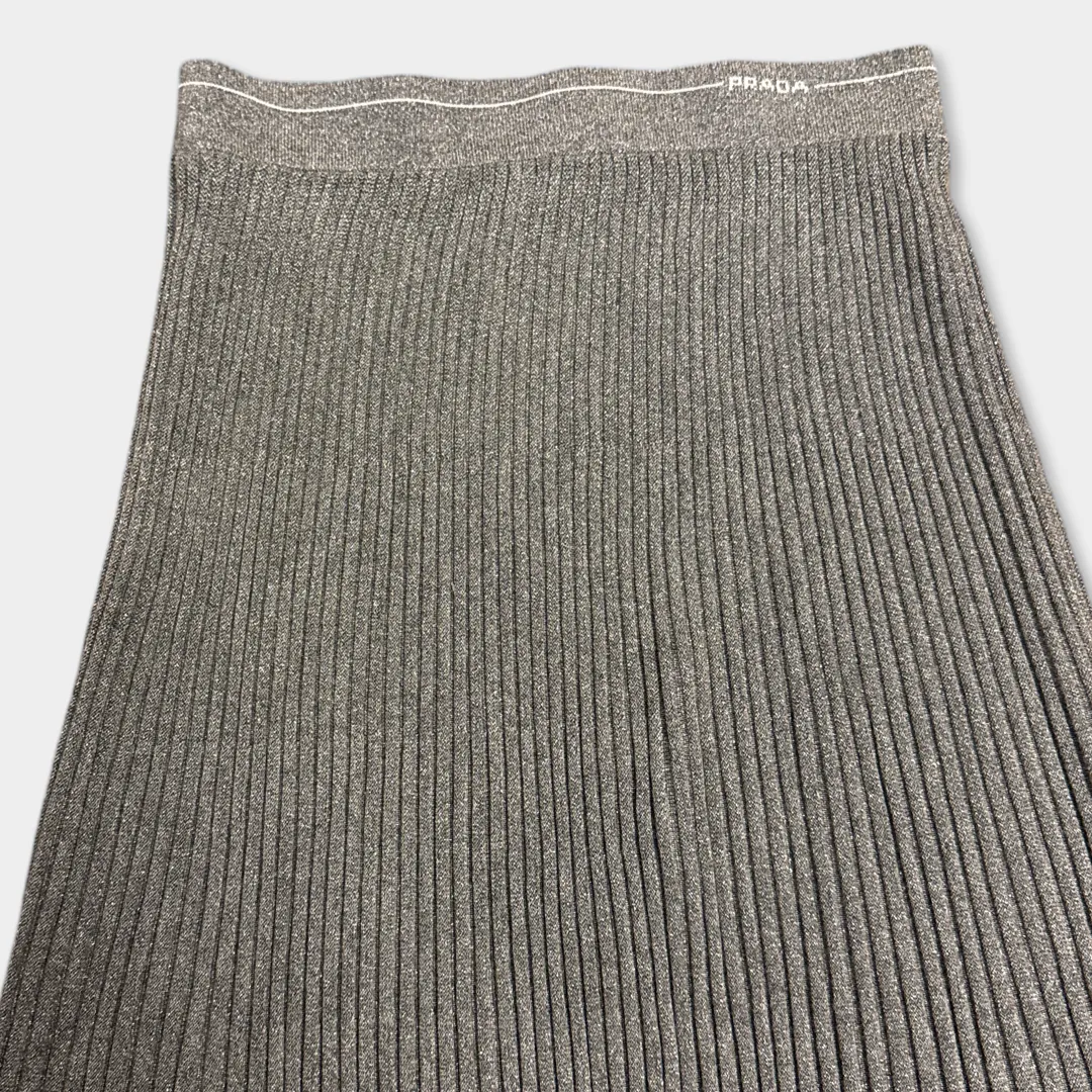 Prada glitter grey Skirt