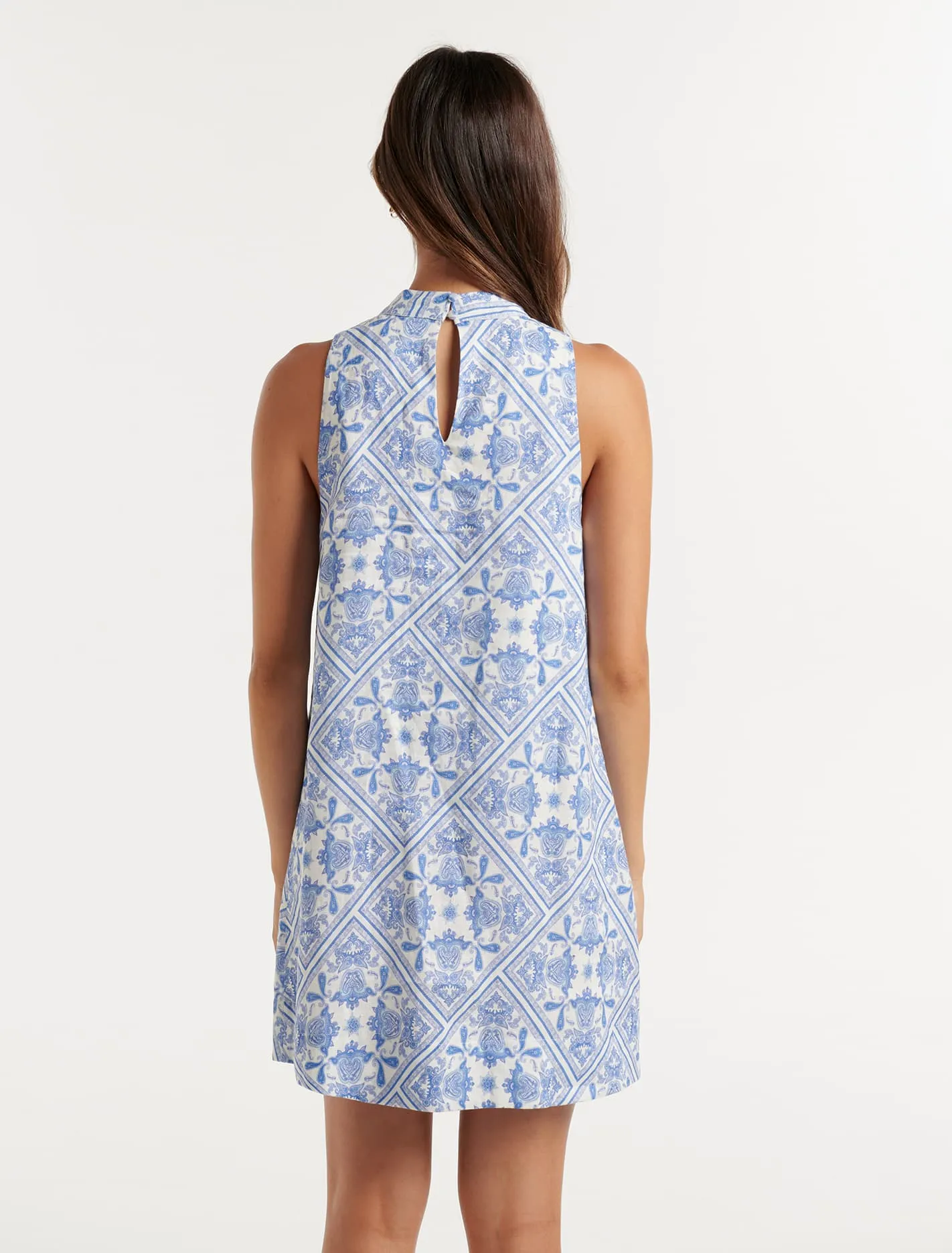 Remy Linen Swing Mini Dress