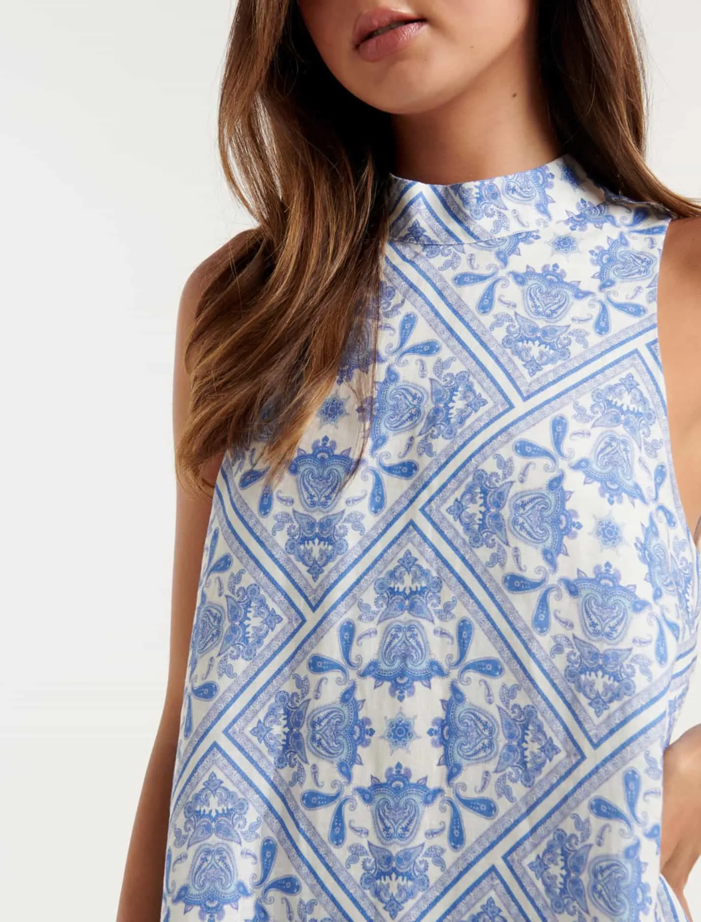 Remy Linen Swing Mini Dress