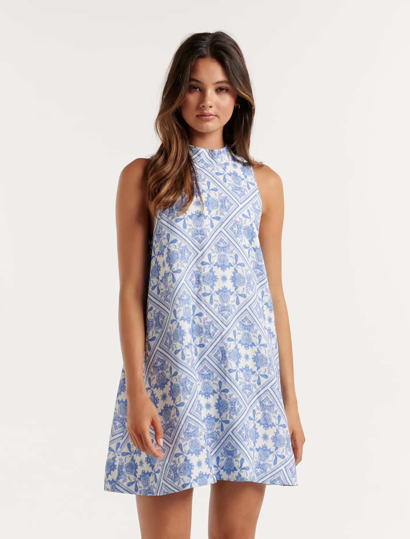 Remy Linen Swing Mini Dress