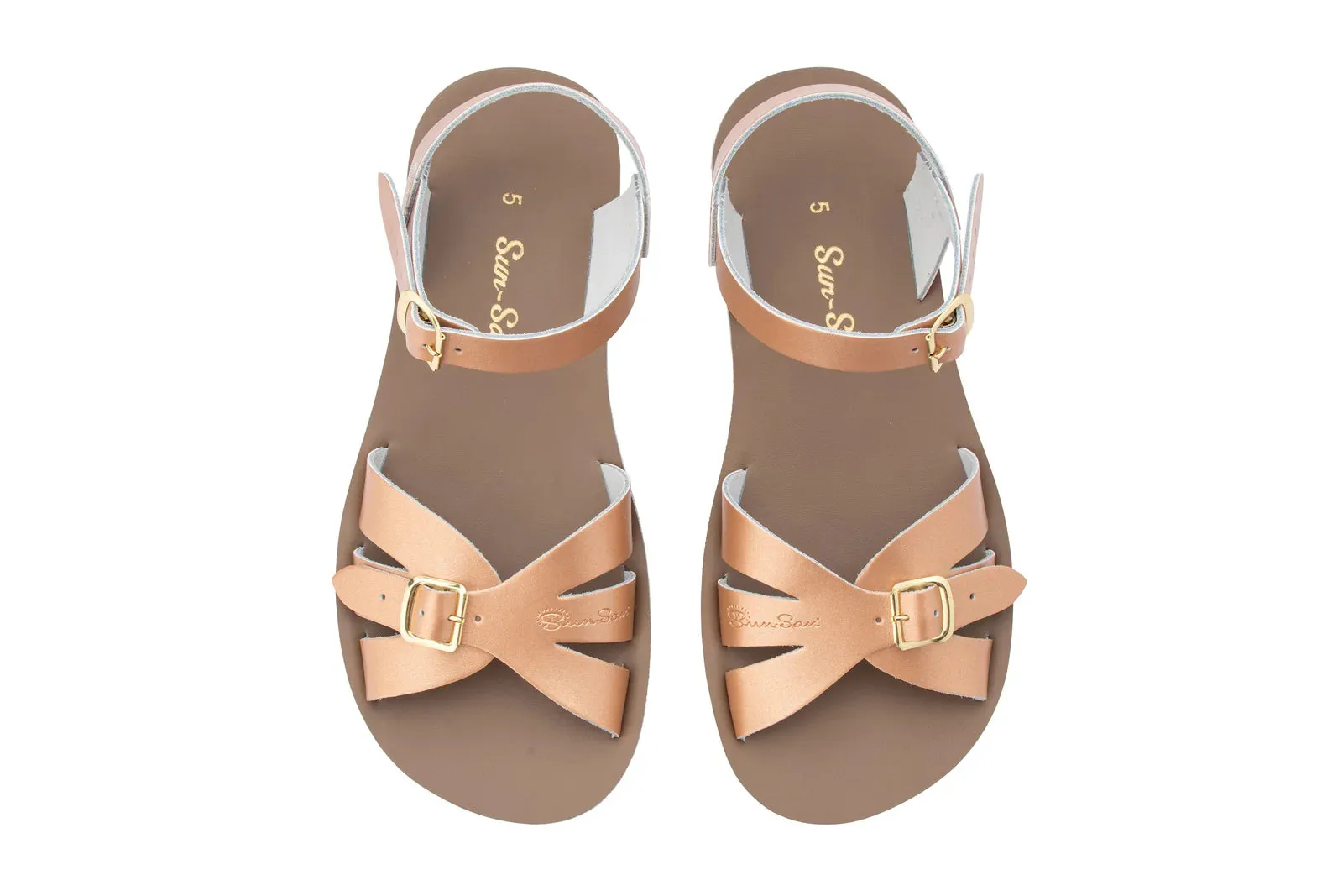 Salt Water Boardwalk Sandals - Rose Gold