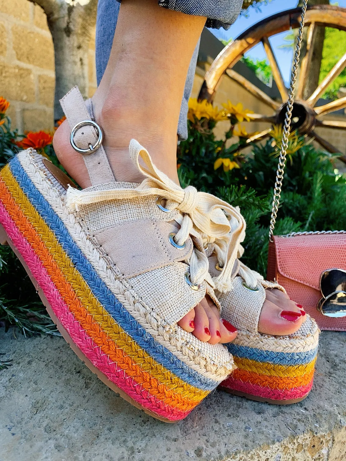 Sandalo multicolor