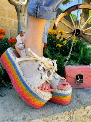 Sandalo multicolor