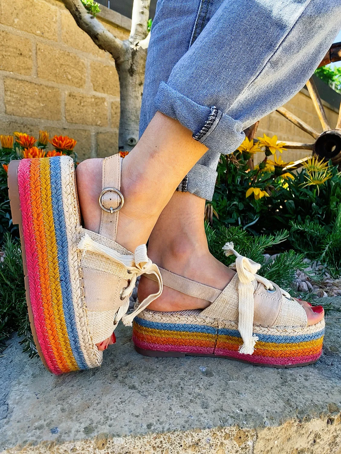 Sandalo multicolor