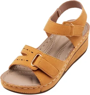 Sandals for Women Wide Width, 2024 Summer Comfortable Platforms Sandals Shoes Beach Travel Shoe Casual Flip Flops Slippers