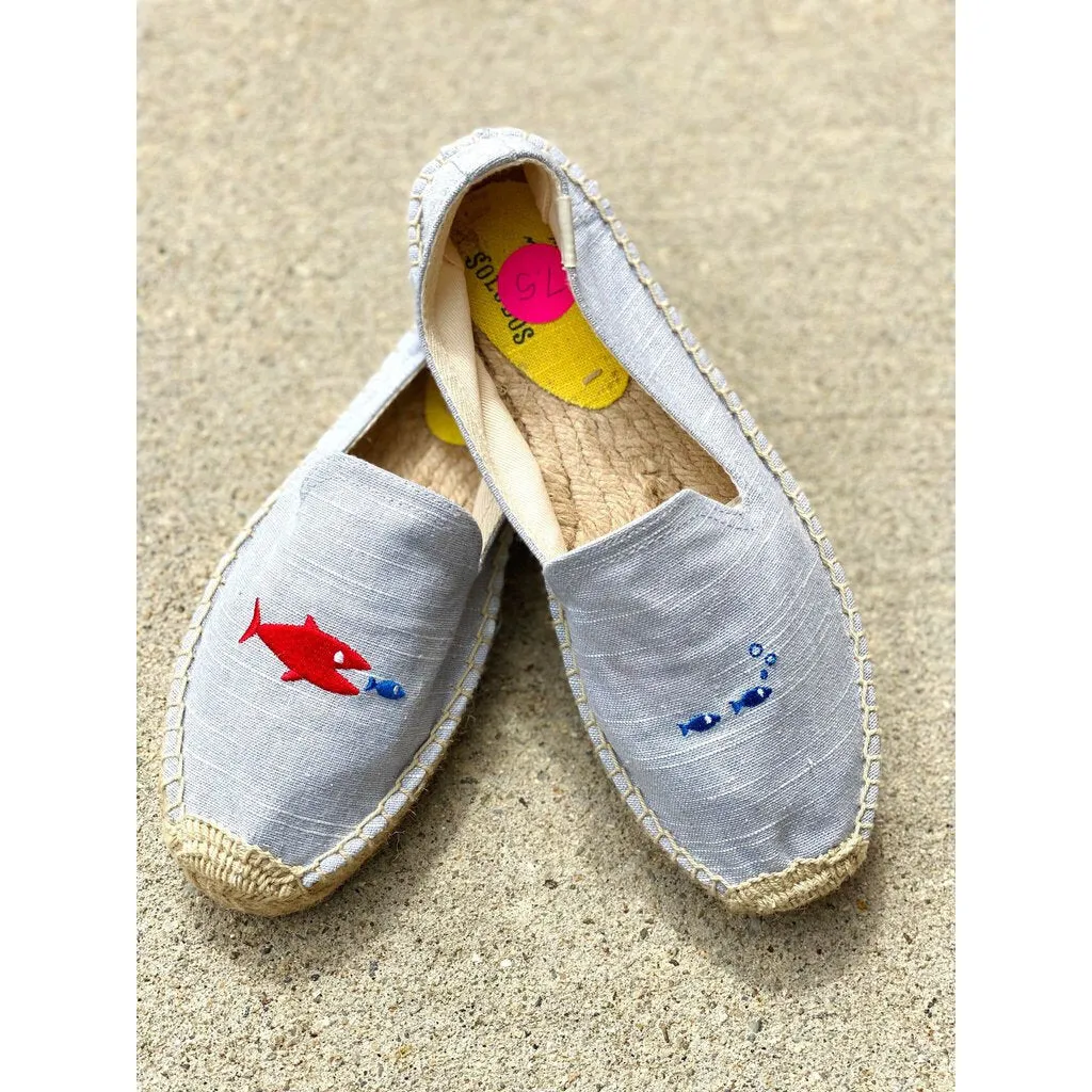Soludos x Mary Matson Hungry Fish Platform Espadrilles - Size 7.5