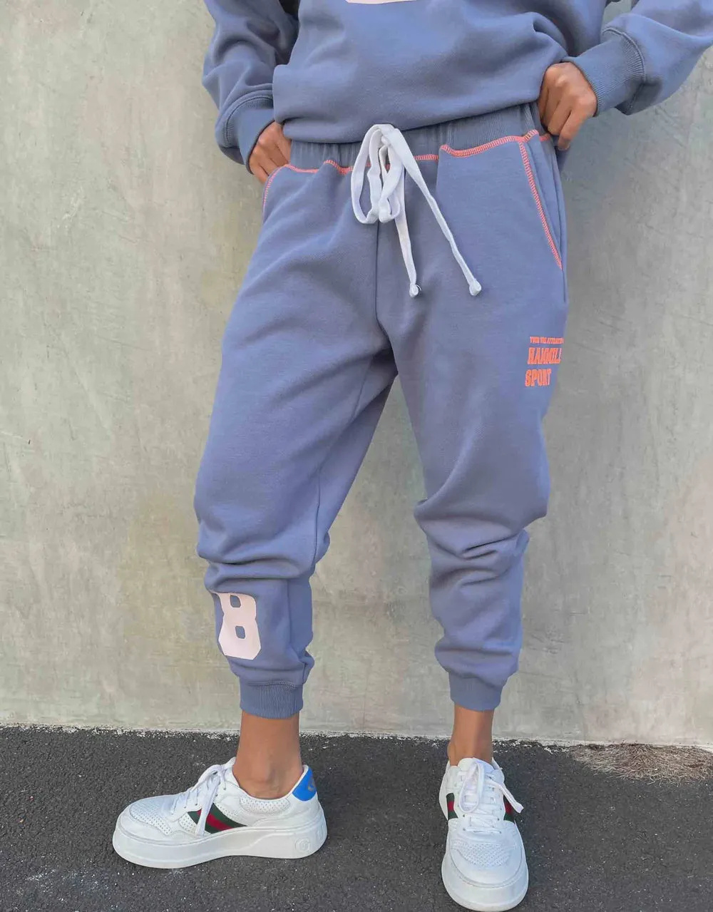 Sporty Track Pant - Blue