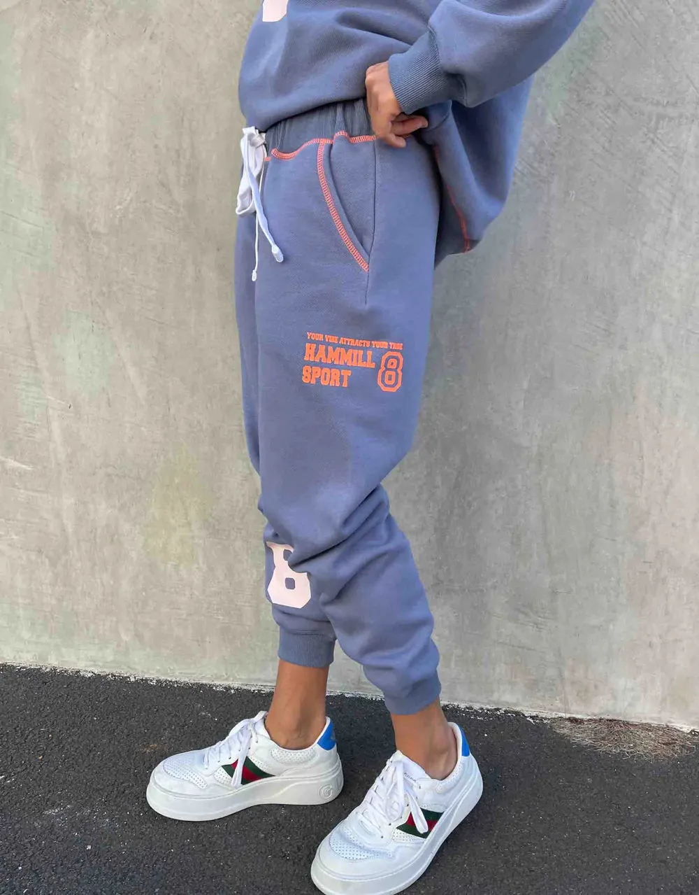 Sporty Track Pant - Blue