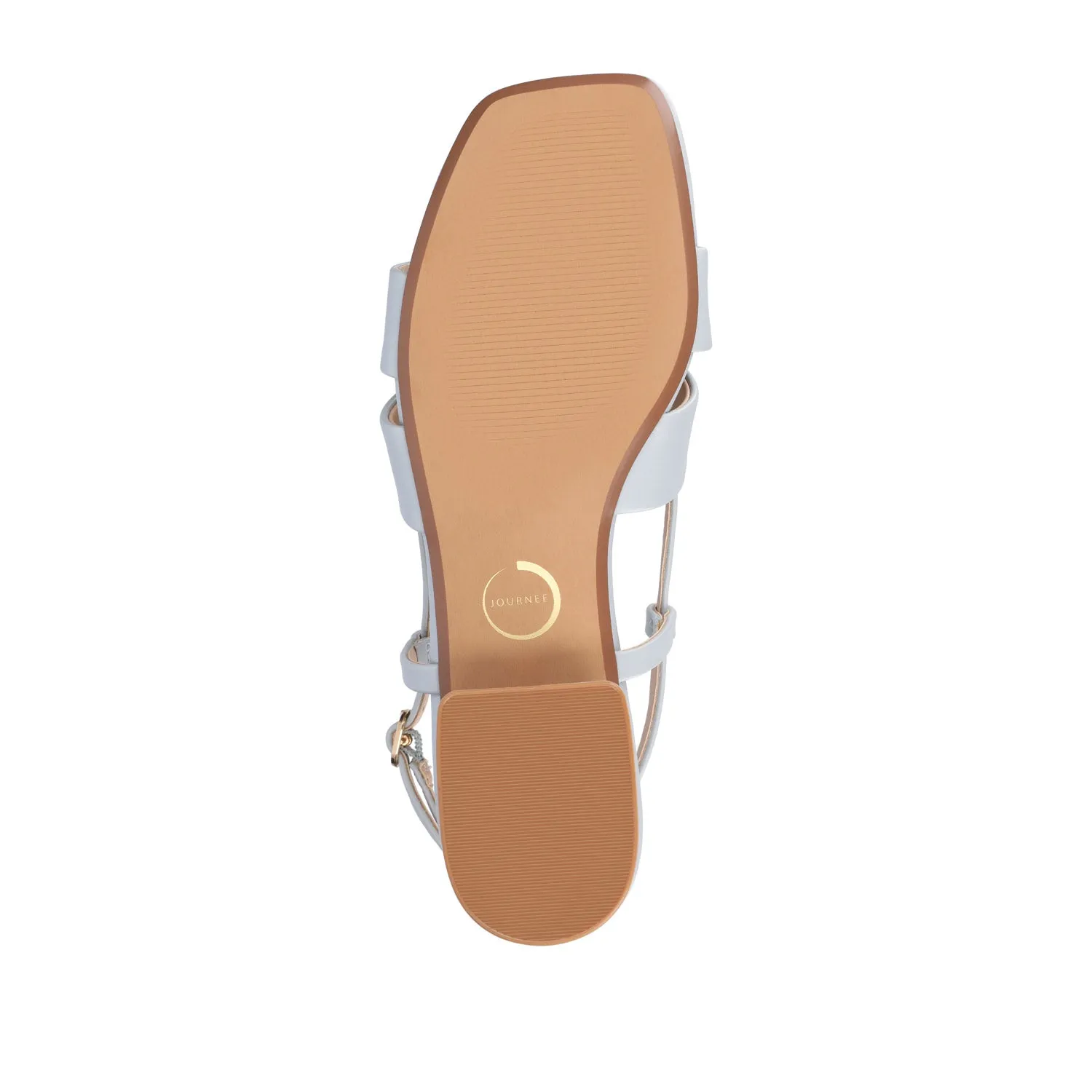 TABATHA LOW BLOCK HEELS IN FAUX LEATHER