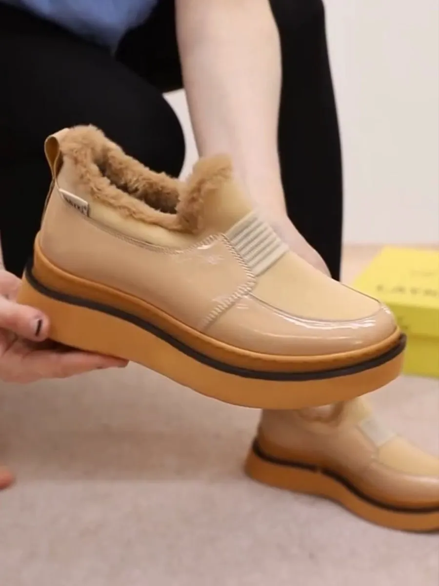 Thick-soled Soft Velvet Sneakers