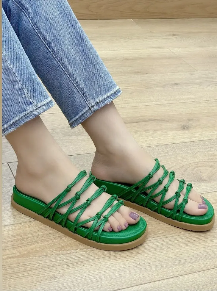 Timeless Versatility: Elevate Your Style with Striped Sandals by Deminis Atelier