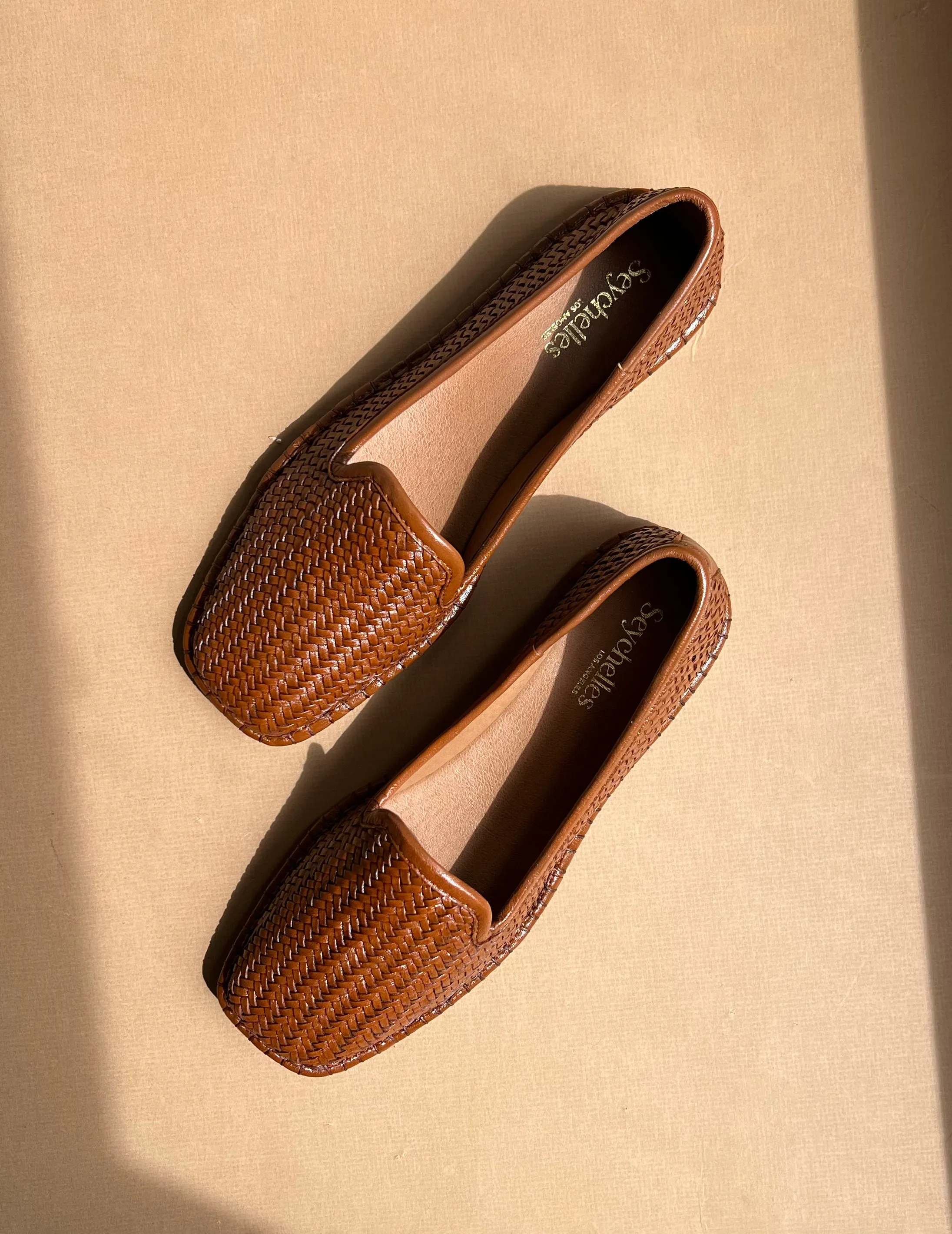 Trustworthy Woven Leather Flats