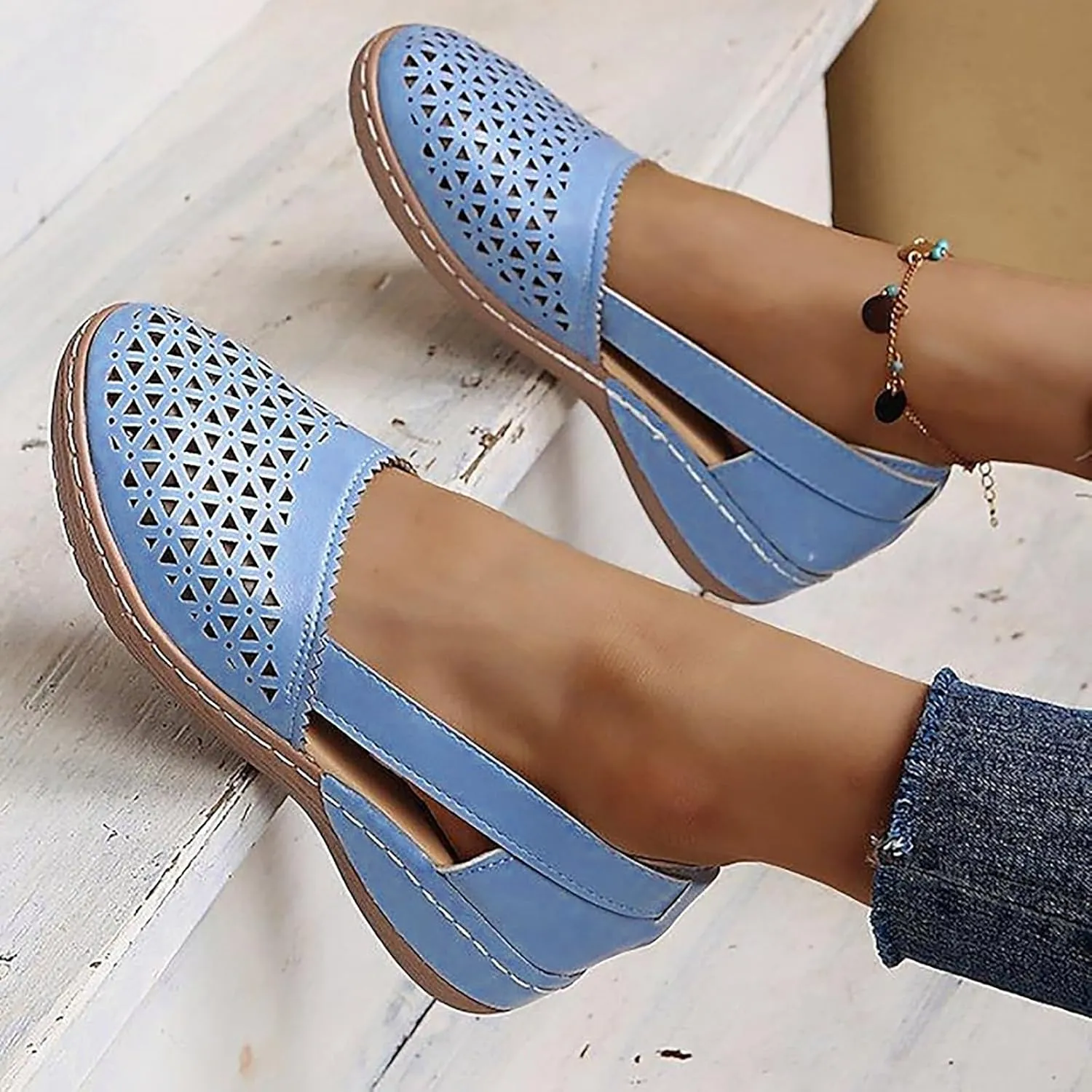 Women Shoes Fashionable And Comfortable Wedge Heeled Thick Soled Sandals Bare Boots Transparent Sandals Can Get Wet