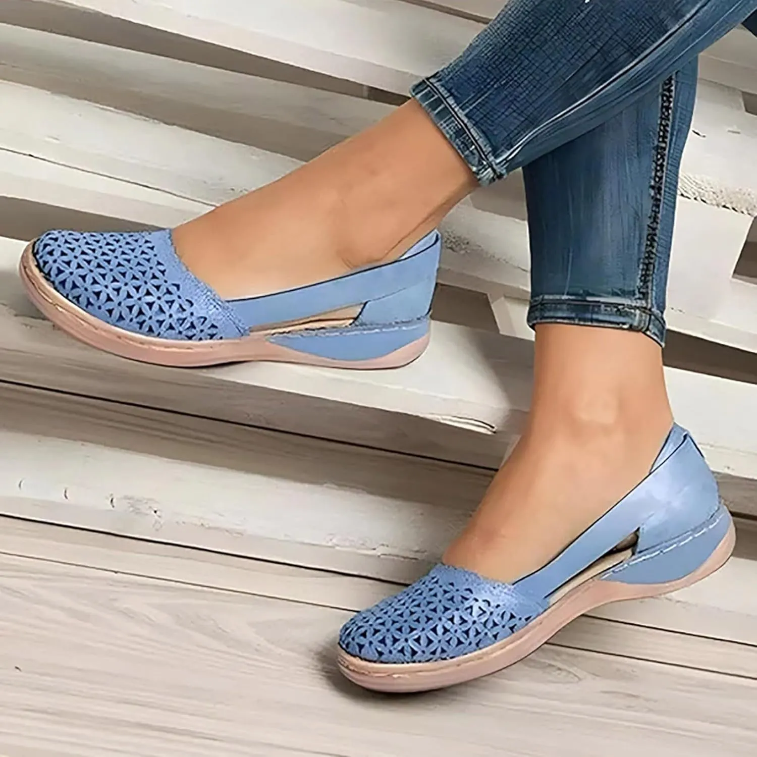 Women Shoes Fashionable And Comfortable Wedge Heeled Thick Soled Sandals Bare Boots Transparent Sandals Can Get Wet