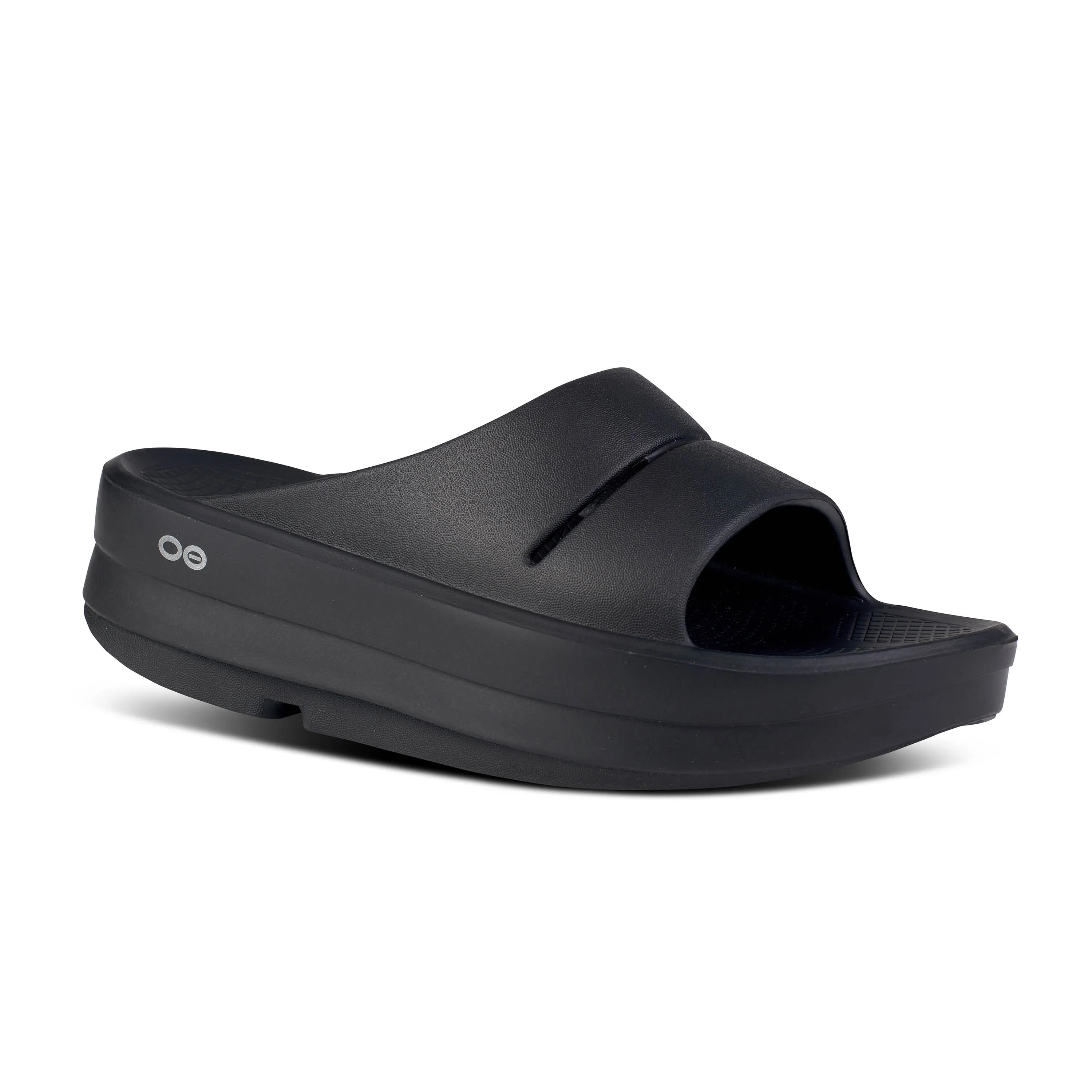 Women's OOmega OOah Slide Sandal in Black