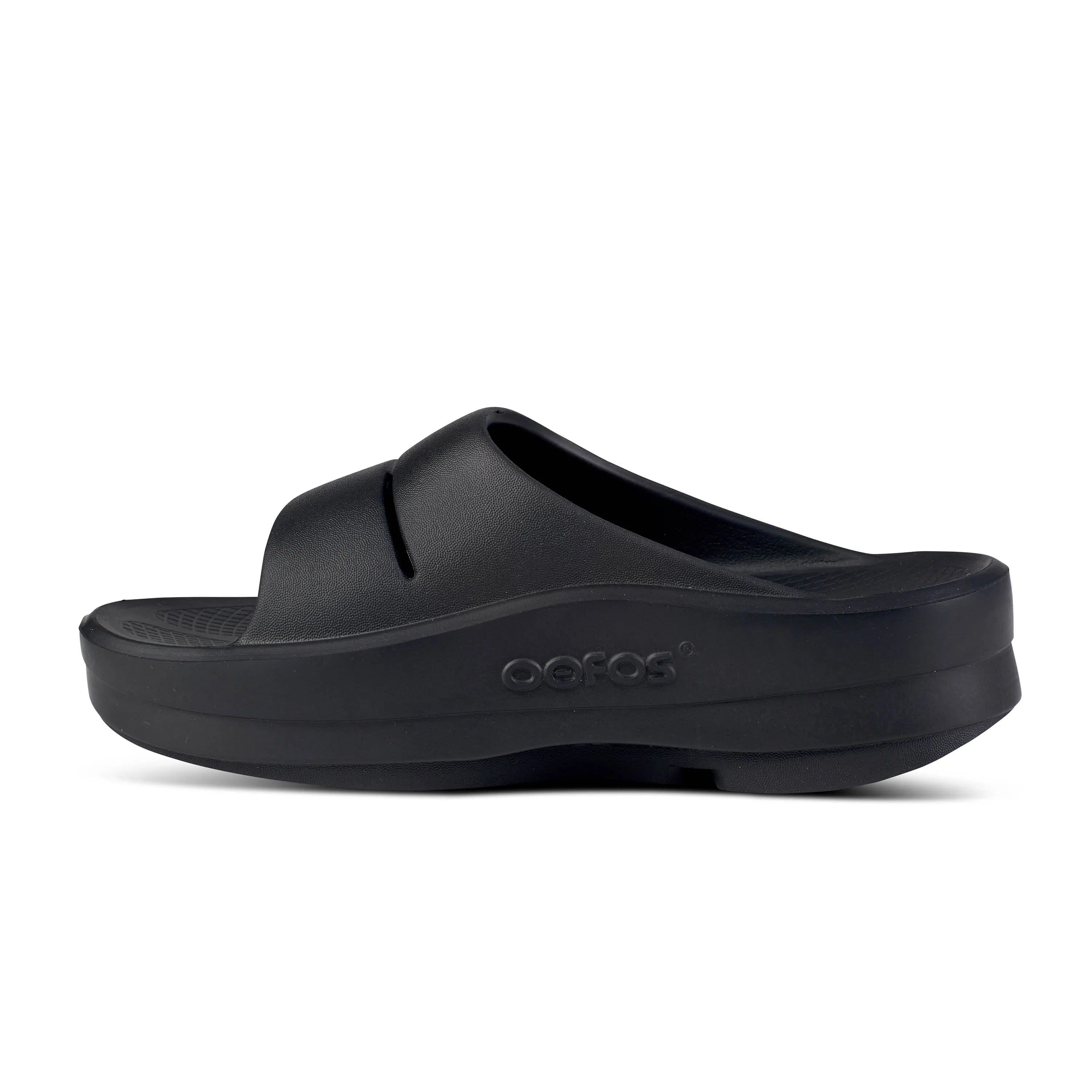 Women's OOmega OOah Slide Sandal in Black