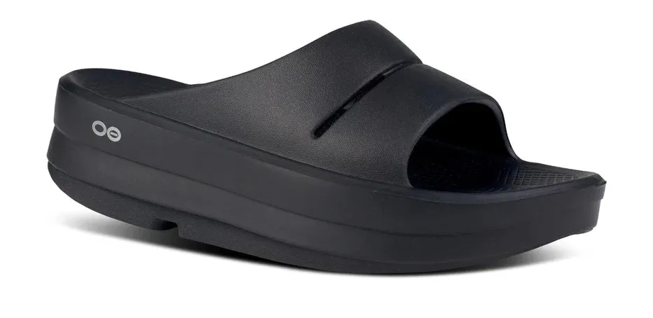 WOMENS OOMEGA OOAHH SLIDE -BLACK