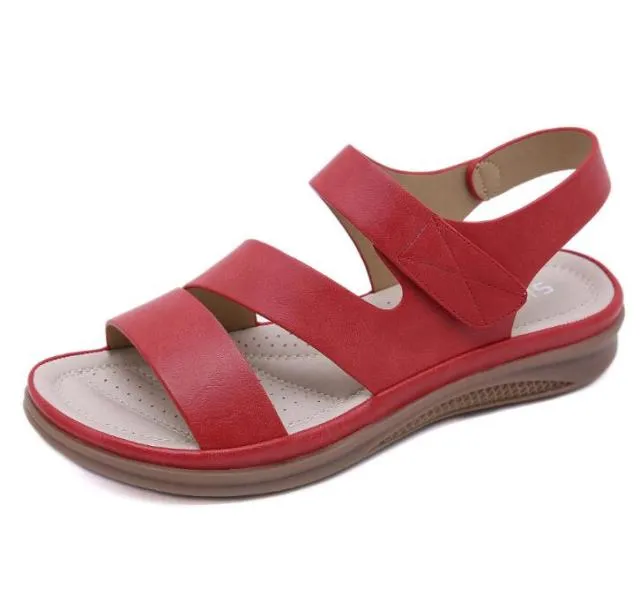 xiangtuibao Summer shoes women retro women's beach sandals round head slope comfortable lightweight sandals women's casual shoes hy710